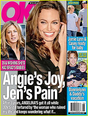 Angelina Jolie On The Magazines