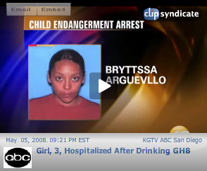 3-Year-Old Overdoses on "Date Rape" Drug