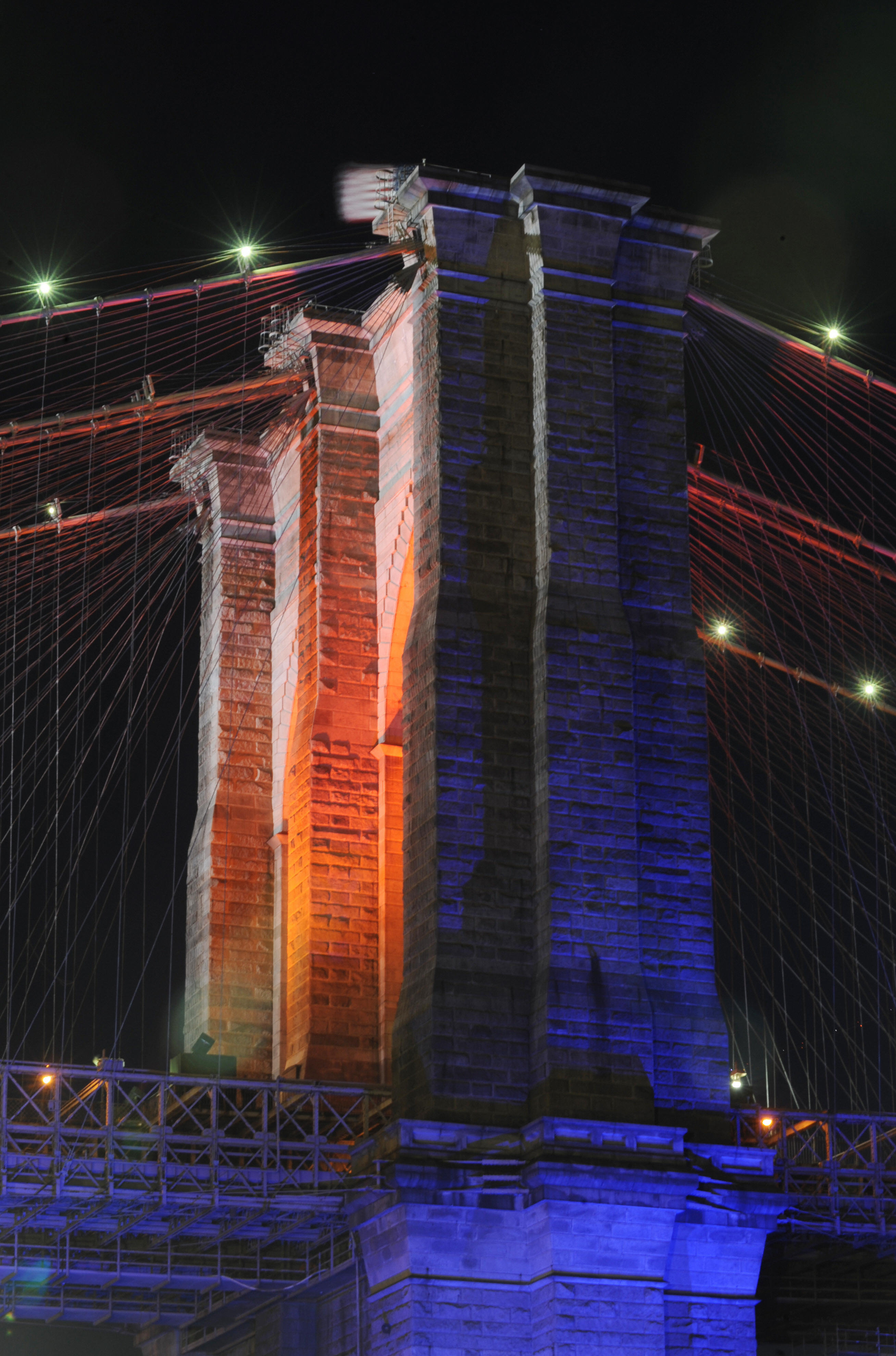 The 6,000 foot landmark will be lit every night through May 26. The 6,000 foot landmark will be lit every night through May 26.