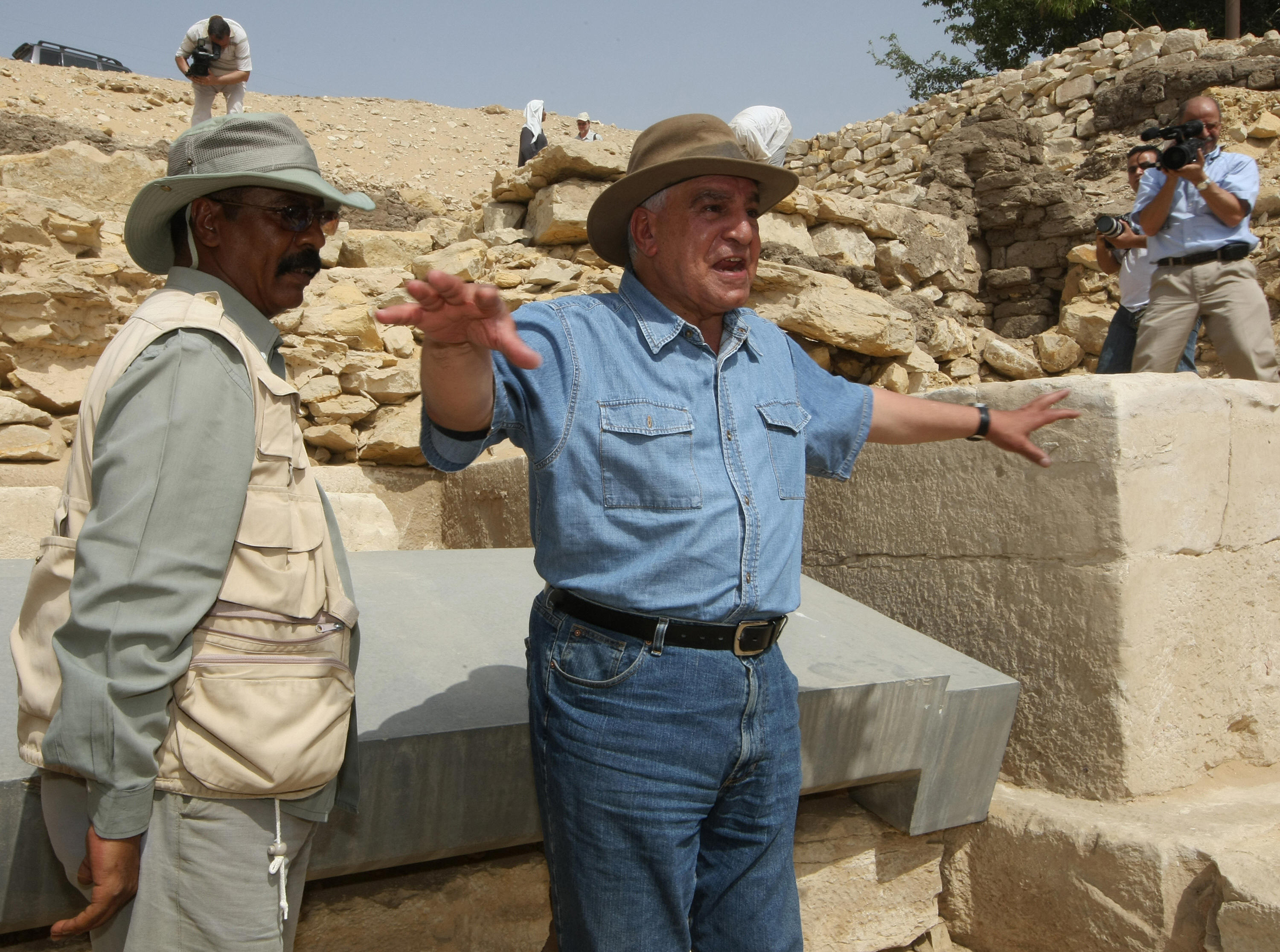 Egyptian Antiquities Council chief Zahi Hawass. Egyptian Antiquities Council chief Zahi Hawass.