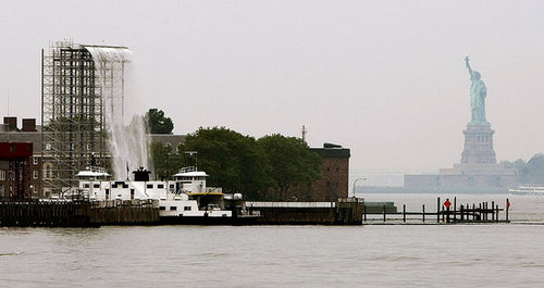 Pictures of Olafur Eliasson's New York City Warterfalls