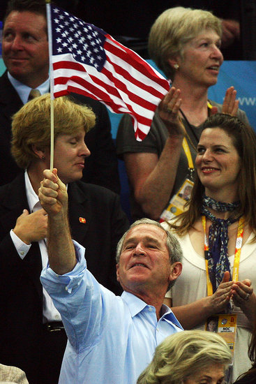 President Bush Cheers on American Athletes! 
