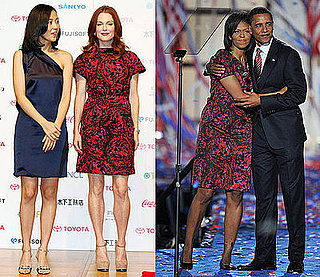 Who Wore It Better? Thakoon Red and Purple Print Dress