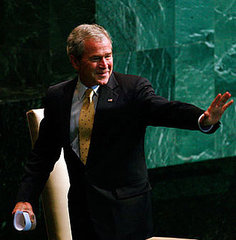 Bush Touts Religious Freedom and US Record at UN Bush Touts Religious Freedom and US Record at UN
