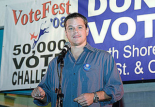 Favorite Celebrity Campaigner of 2008: Matt Damon 