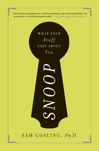 Gettin' Snoop-y: How Your Things Reveal Your Personality Gettin' Snoop-y: How Your Things Reveal Your Personality