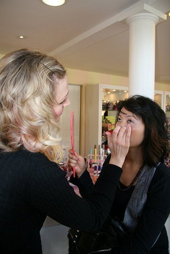 Applying Concealer Applying Concealer