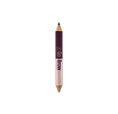 A double-your-pleasure brow pencil A double-your-pleasure brow pencil