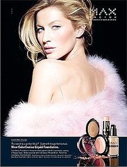 Gisele Bundchen in Max Factor Advertisement Gisele Bundchen in Max Factor Advertisement
