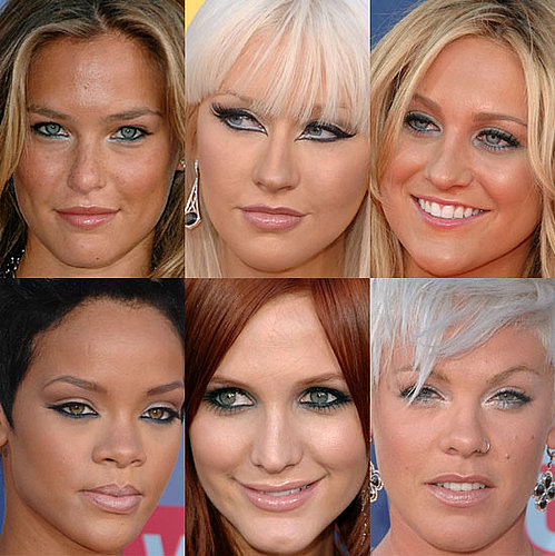 Blue Eye Makeup Trend at the 2008 VMAs