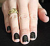 Black Gold! Dark Nails Get a Sparkling Update 