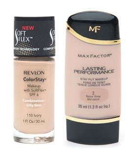 Revlon ColorStay Foundation and Max Factor Lasting Performance Foundation Comparison Review