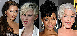 Asymmetric Hairstyles at the 2008 American Music Awards