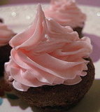 Pretty-In-Pink Brownie Cupcakes