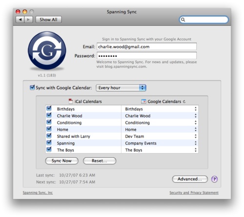 Use Spanning Sync to Link Your Google Calendar and iCal