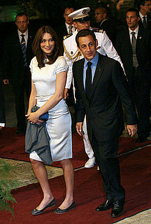 Fancy First Lady Steals Sarkozy's Mideast Peace Talk Thunder?
