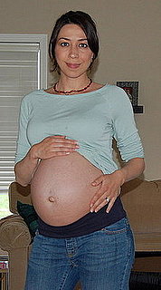 Belly Worship: romaniagrl Eight Months Pregnant 