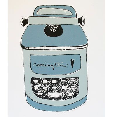 Little Blue Screen Print ($20) Little Blue Screen Print ($20)