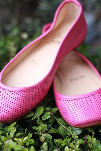 Pink Louby Flats