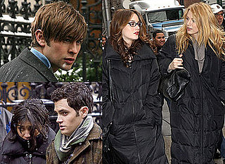 Photos of Jessica Szohr, Penn Badgley, Blake Lively, Leighton Meester and Chace Crawford Filming Gossip Girl