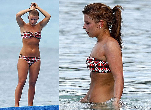 Photos of Coleen Rooney in Her Tribal Print Bikini on Holiday in the Caribbean