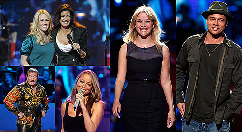 Pictures of Reese Witherspoon, Brad Pitt, Mariah Carey, Robin Williams, Carrie Underwood and Teri Hatcher at Idol Gives Back