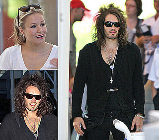 Russell Brand and Kristen Bell Leaving LAX Airport
