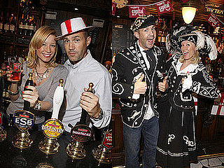 Johnny Vaughan and Denise Van Outen Celebrate St George's Day