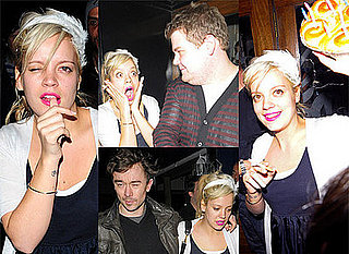 Lily Allen, James Corden And Robertson Furze Out For Dinner On The Eve Of Lily's 23rd Birthday