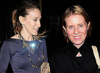 Sarah Jessica Parker and Cynthia Nixon in Town for the Sex and the City Movie World Premiere in London