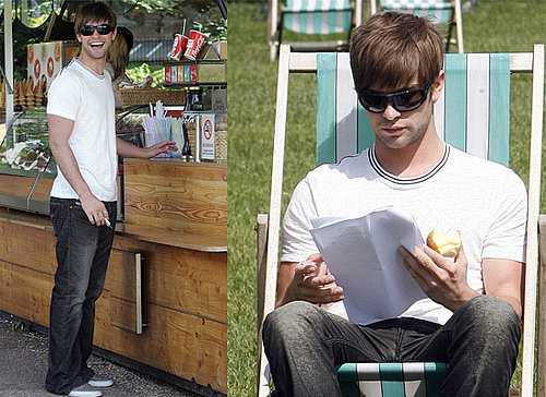 Gossip Girl Star Chace Crawford Is In London, Enjoying The Sunny Weather In The Park