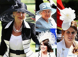 Dame Helen Mirren Meets the Queen at Ladies Day at Royal Ascot