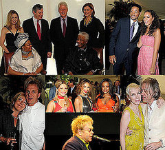 Photos of Gordon Ramsay, Annie Lennox, Sugababes, Will Smith, Leona Lewis at Nelson Mandela's 90th Birthday Party