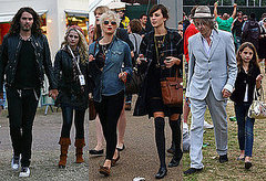 Photos of Russell Brand, Teresa Palmer, Pixie Geldof, Alex Chung at O2 Wireless Festival