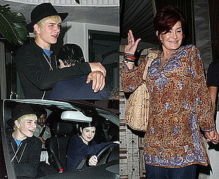 Photos Of Sharon Osbourne, Kelly Osbourne And Luke Worrell