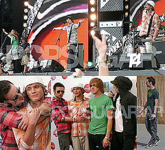 Exclusive To PopSugar UK: Photos Of McFly Backstage And On Stage At T4 On The Beach 2008