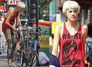 Photos Of Rumoured To Be Engaged Model Agyness Deyn out in New York City