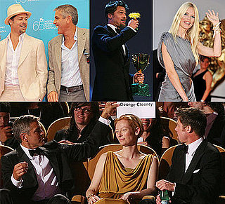 Photos From The 2008 Venice Film Festival Featuring George Clooney, Brad Pitt, Tilda Swinton and Claudia Schiffer