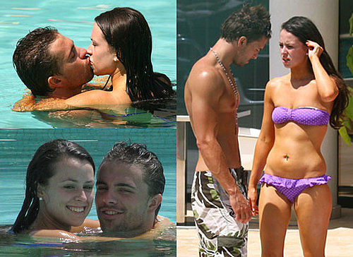 Photos Of Big Brother 9's Dale Howard And Jennifer Clark Kissing In The Pool On Holiday In Spain