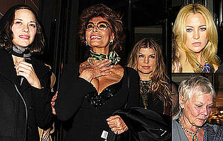 Photos Of Sophia Loren, Judi Dench, Fergie, Kate Hudson and Marion Cotillard Out For Dinner Before Shooting The Movie Nine
