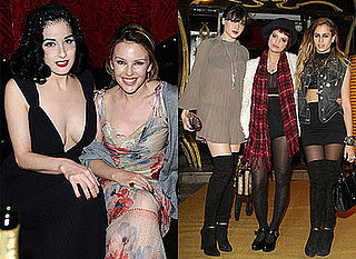 Photo Gallery Of Dita Von Teese, Kylie Minogue, Alice Dellal, Daisy Lowe, Pixie Geldof at Paris Fashion Week
