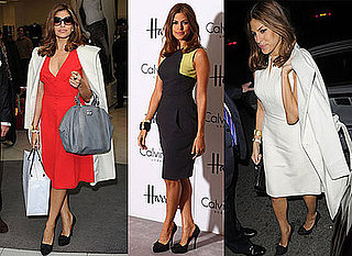 Photos Of Eva Mendes Promoting Calvin Klein Lingerie in London