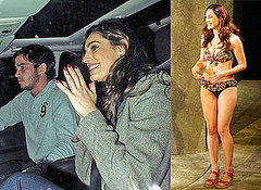 Photos Of Kelly Brook In A Bikini During Her West End Debut In The Play Fat Pig, Leaving With Danny Cipriani Photos Of Kelly Brook In A Bikini During Her West End Debut In The Play Fat Pig, Leaving With Danny Cipriani