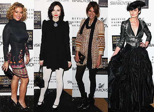 Photos Of Alexa Chung, Erin O'Connor, Jourdan Dunn, Anastacia, Sophie Ellis-Bextor At The British Fashion Awards 2008