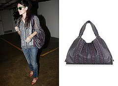 Rachel Bilson, Pringle of Scotland, tote, handbag,