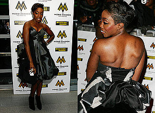 Estelle at the 2008 Mobo Awards, red carpet,