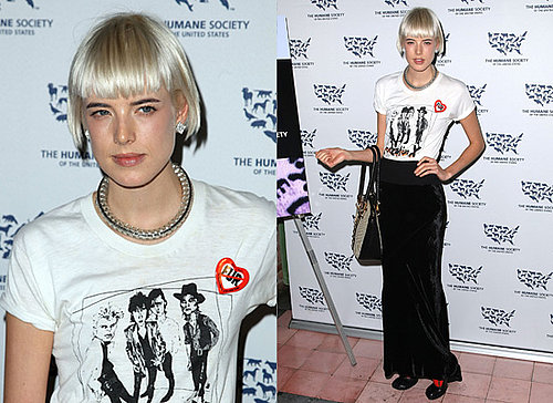 Photos of Agyness Deyn at The Humane Society Party, New York