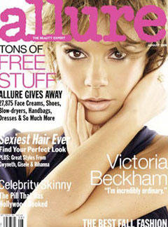 Victoria Beckham on Allure Magazine Front Cover