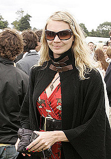 Autumn Fall Winter 2008 beauty Nail Varnish Polish Trend Alternating Nail Colours. Photo of Jodie Kidd and Christina Milian