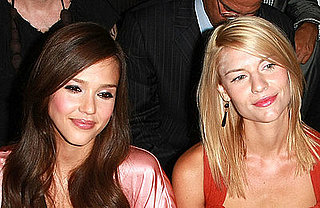 Photo of Jessica Alba and Claire Danes at New York Fashion Week Front Row Narcisco Rodriguez Show. Whose Makeup Do You Prefer?